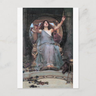 Circe Offset the Kopp to Odysseus, Waterhouse Vykort