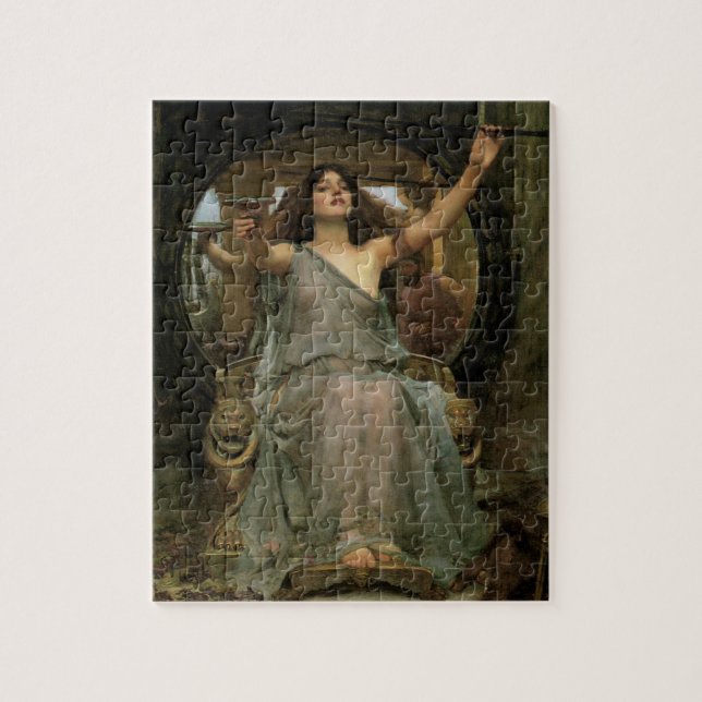Circe Offset the Kopp to Ulysses by JW Waterhouse Pussel (Vertikal)