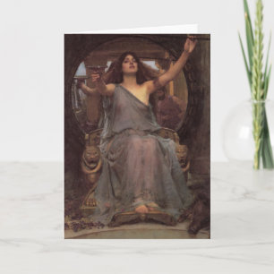 Circe som erbjuder Kopp till Ulysses Kort