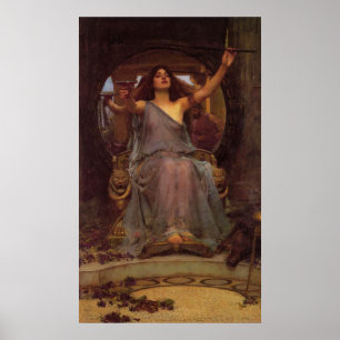 Circe som erbjuder Kopp till Ulysses Poster