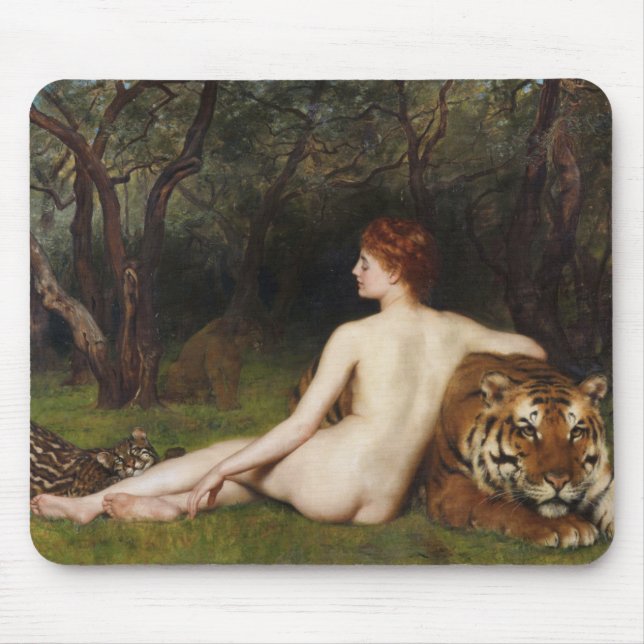 Circe (Woman and Big Wild Cats) (by John Collier) Musmatta (Framsidan)