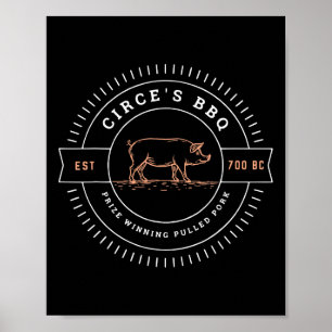 Circe's Bbq Rolig Grekisk Mytologi 1 Poster