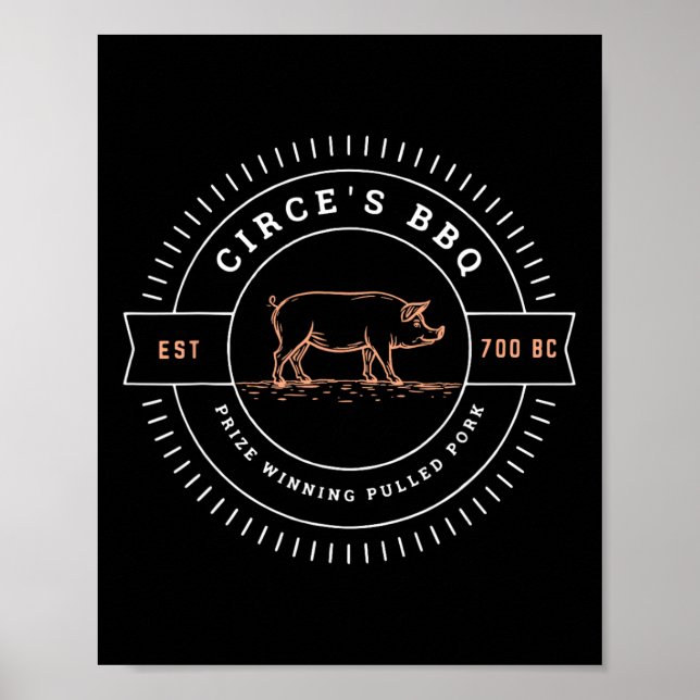 Circe's Bbq Rolig Grekisk Mytologi 1  Poster (Framsidan)