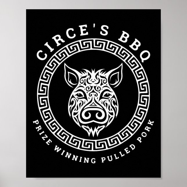 Circe's Bbq Rolig Grekisk Mytologi  Poster (Framsidan)
