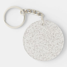 Circle Acrylic Sandy Marble Patterned Keychain
