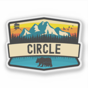 Circle, Alaska Klistermärken
