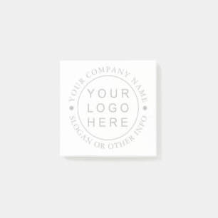 Circle Business Logotyp Anpassningsbar Post-it Block