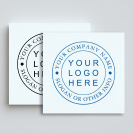 Circle Business Logotyp Anpassningsbar Self-Inking Självfärgande Stämpel