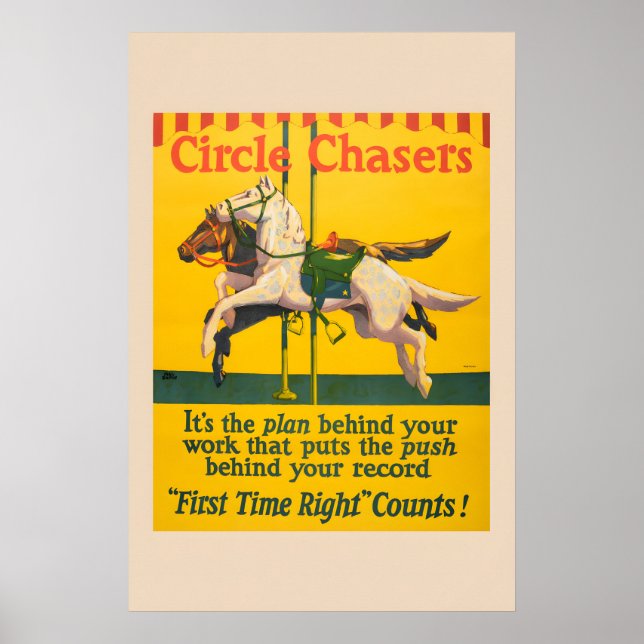 Circle Chasers! - 1920-talets arbetsincitament Poster (Framsidan)