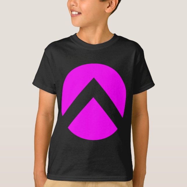 Circle Chevron-pil T Shirt (Framsida)