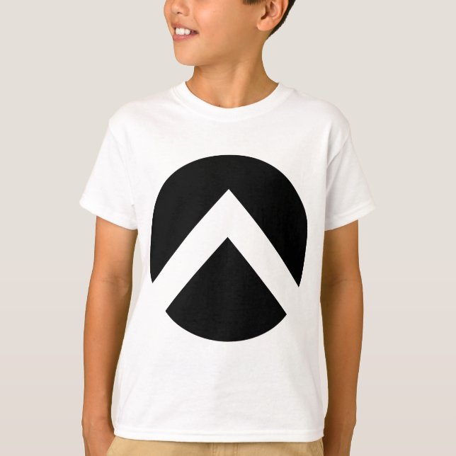 Circle Chevron-pil T-shirt (Framsida)