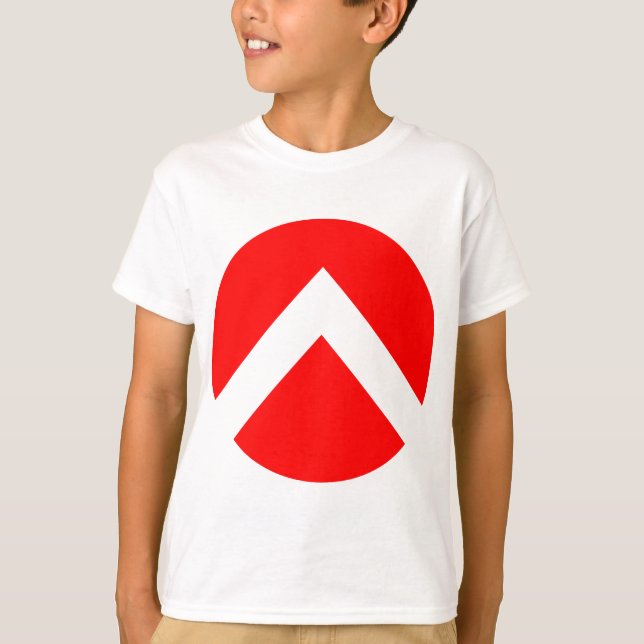 Circle Chevron-pil T Shirt (Framsida)