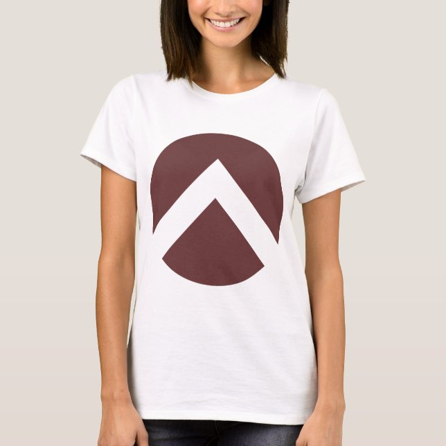 Circle Chevron-pil T Shirt (Framsida)