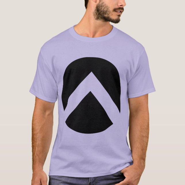 Circle Chevron-pil T-shirt (Framsida)