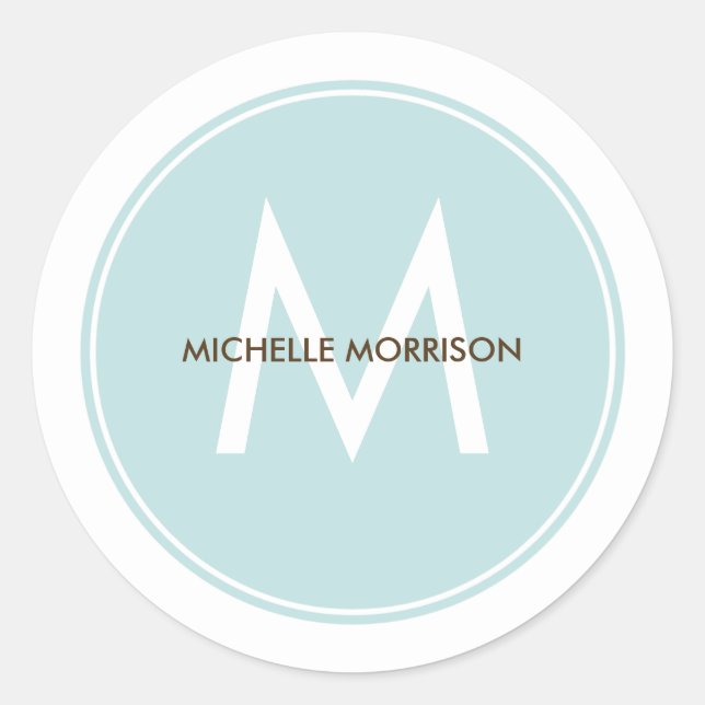 Circle Chic Gift Märkre Stickers eller etiketter (Framsida)