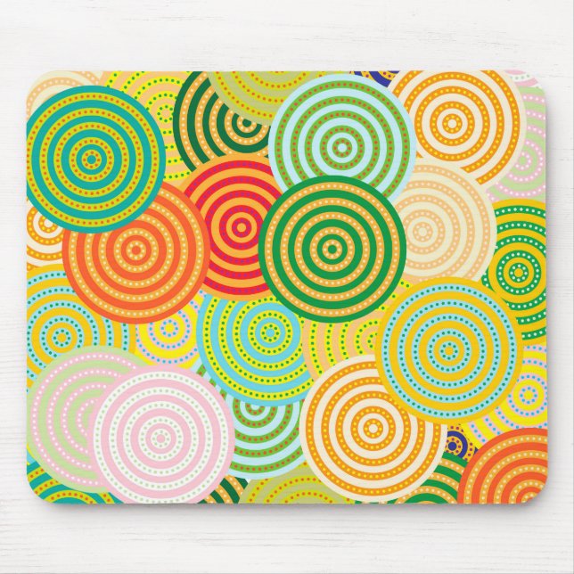Circle-Circles Mousepad Musmatta (Framsidan)
