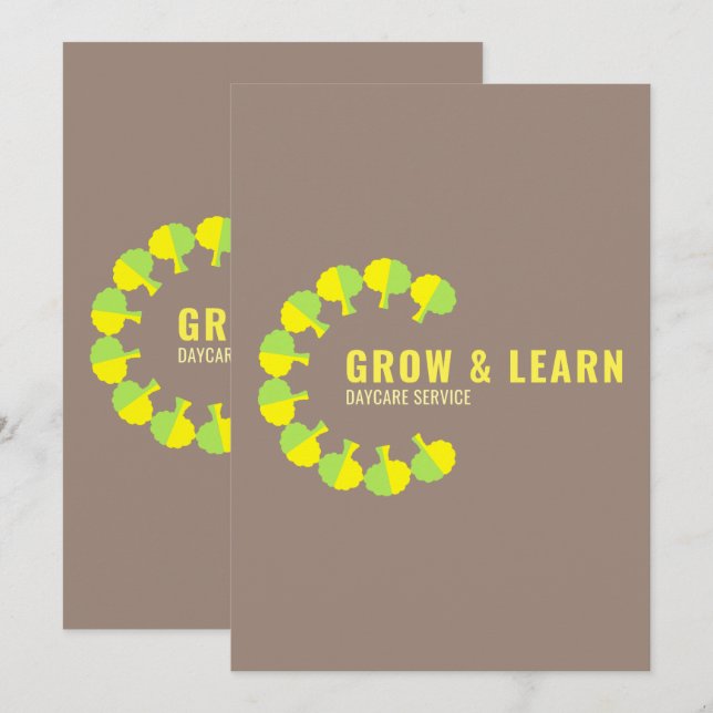 Circle Design Circle Logo Circular Logo Art Inbjudningar (Fram/baksida)