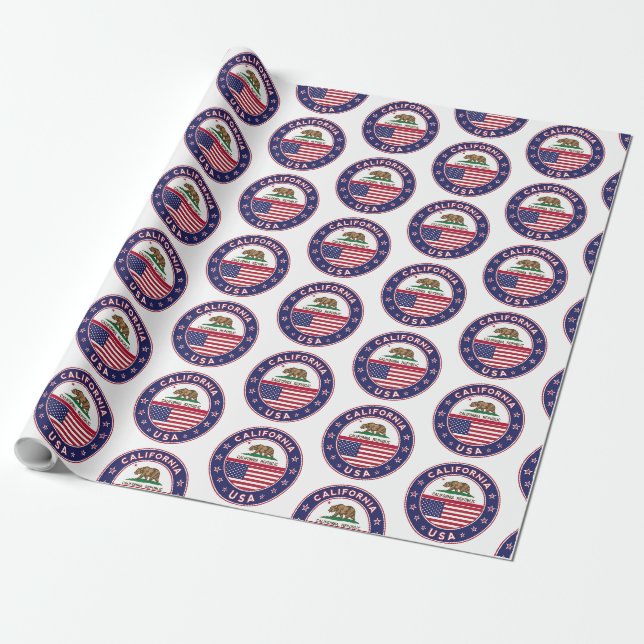 circle design, presentpapper (Utrullad)