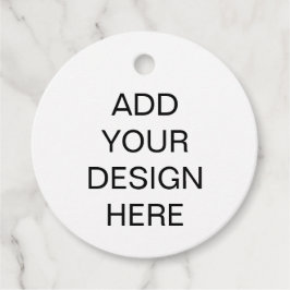 Circle Favor Tag Printing Service Gåvor Etiketter