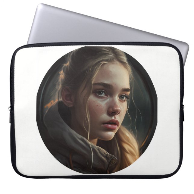 Circle girl laptop fodral (Framsidan)