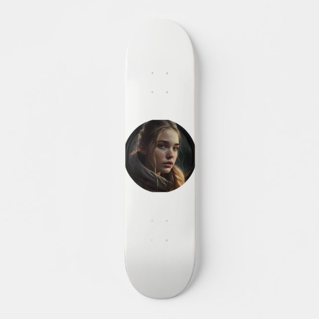 Circle girl mini skateboard bräda 18,5 cm (Framsida)