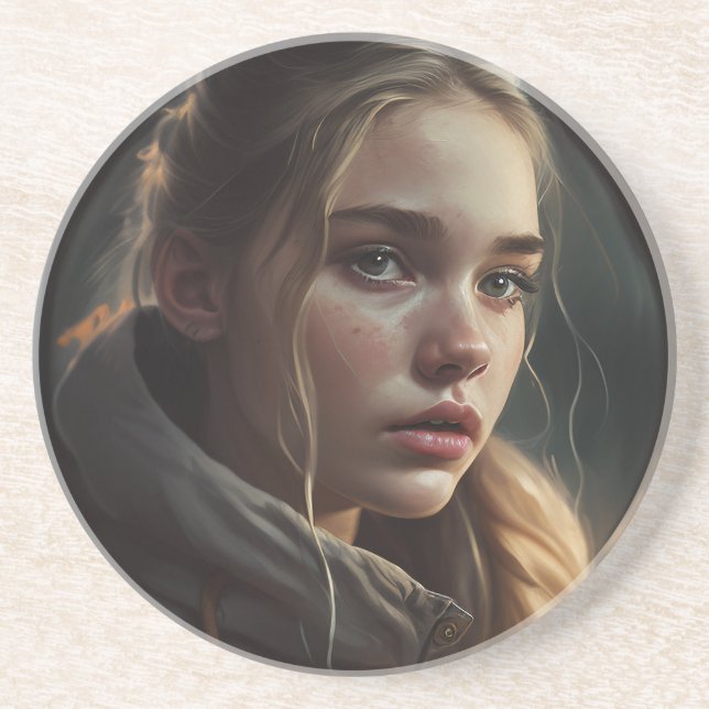 Circle girl underlägg (Framsidan)