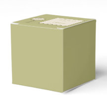 Circle Grönt och Creme Monogram Favoritbox