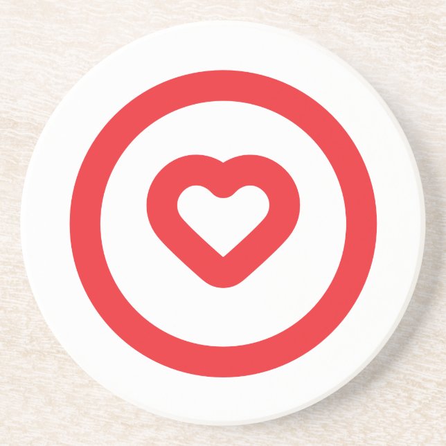 Circle Heart Underlägg (Framsidan)