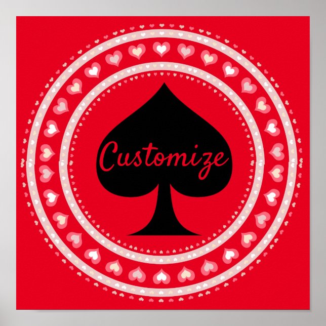 Circle Hearts Black Spade Thunder_Cove Poster (Framsidan)