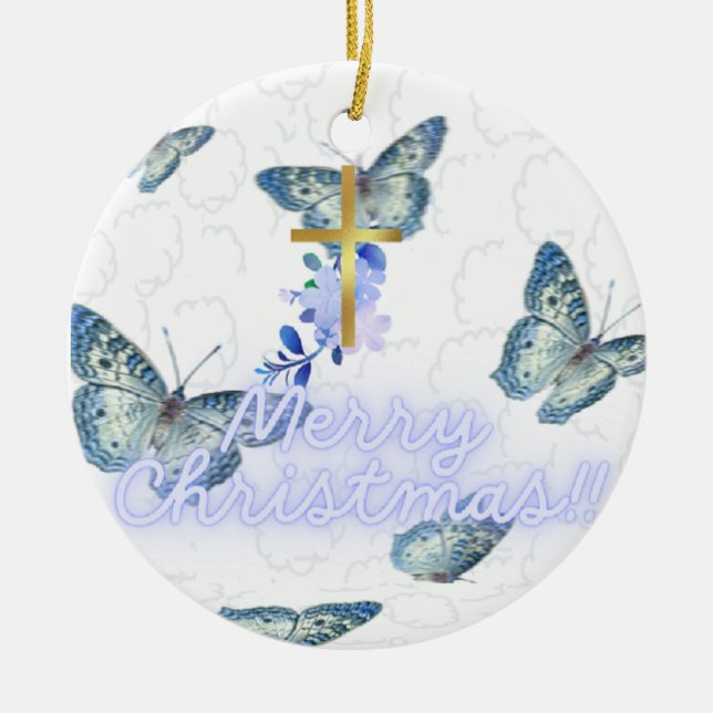 Circle jul Ceramic Ornament 2024 (Framsidan)