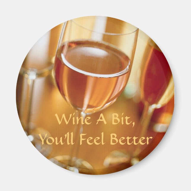 Circle Magnet Vin A Bit, du känner dig bättre (Framsidan)