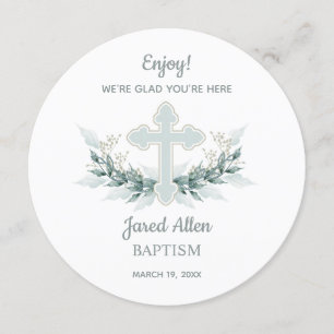 CIRCLE-middagsplatta - tack för att du har kort-ba Inbjudningar