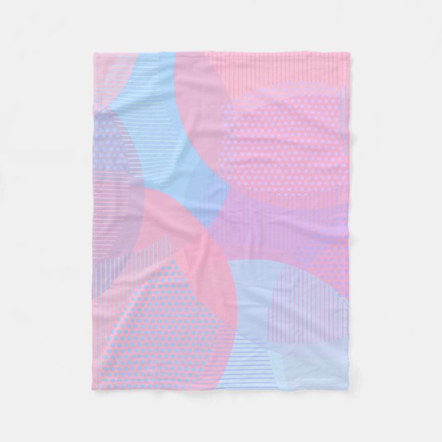 Circle Mönster Fleecefilt (Framsidan)