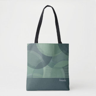 Circle Mönster II Tote Bag Tygkasse