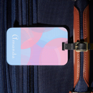 Circle Mönster Luggage Tag Bagagebricka