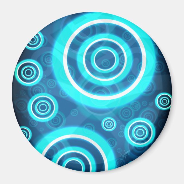 Circle Mönster Magnet (Framsidan)