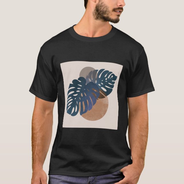 Circle Monstera Löv Tee (Framsida)