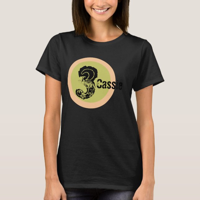 Circle Namn och Age 3:e födelsedag Tshirt T-shirt (Framsida)