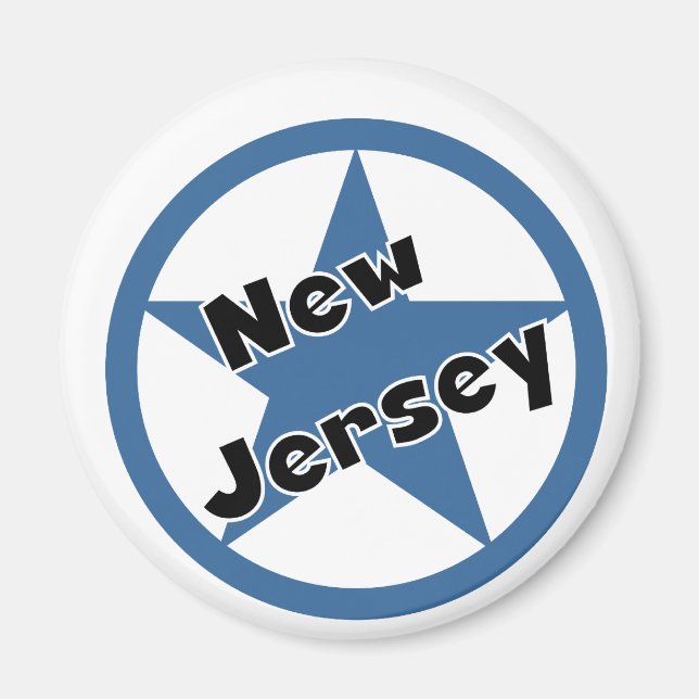 Circle New jersey Magnet (Framsidan)