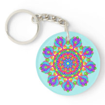 Circle of Blommars Boho Mandala Keychain