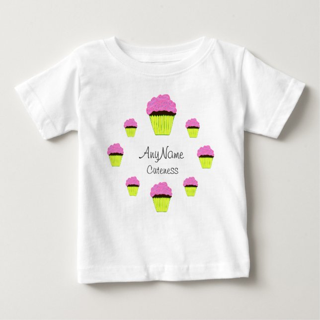 Circle of Kärlek Cuteness Muffinss T-shirt (Framsida)