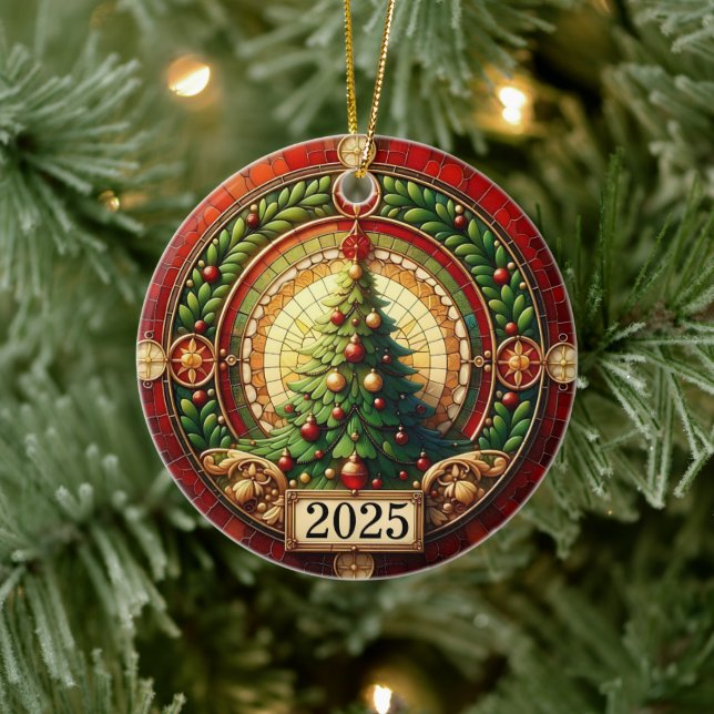Circle of Light – Julträdsegning 2025” Julgransprydnad Keramik (Träd)