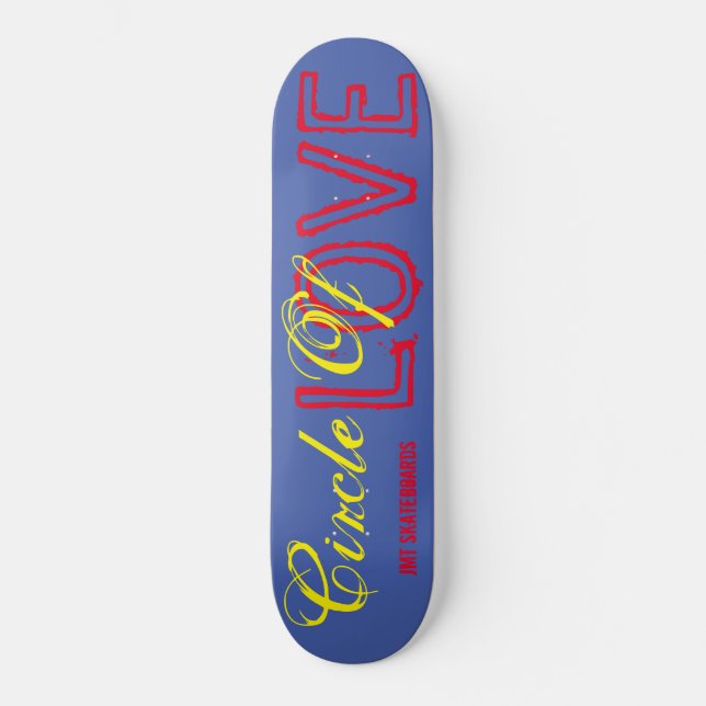 CIRCLE OF LOVE SKATEBOARDS / JMT (Framsida)