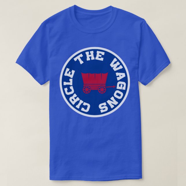 Circle of the Wagons Red T Shirt (Design framsida)