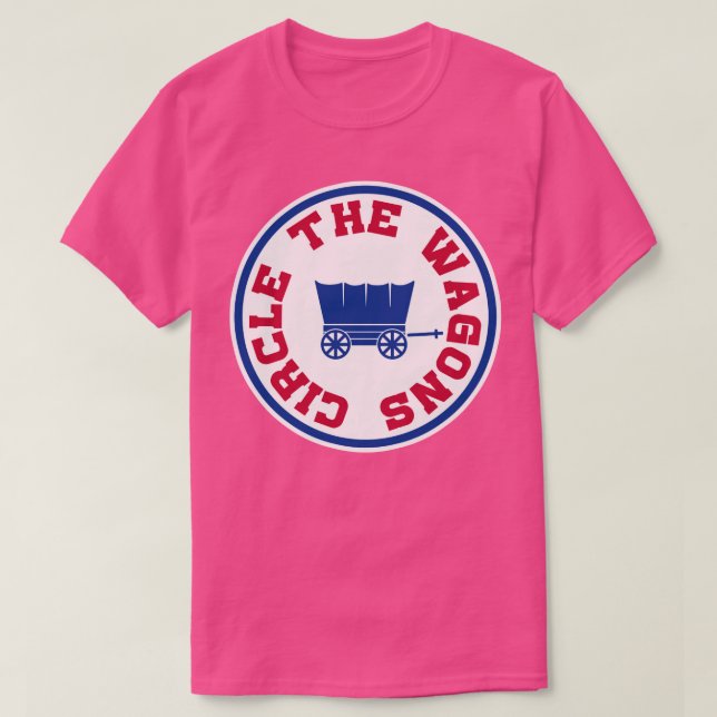 Circle of the Wagons White T Shirt (Design framsida)