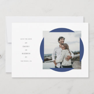 Circle Ram Spara datumkortet Inbjudningar