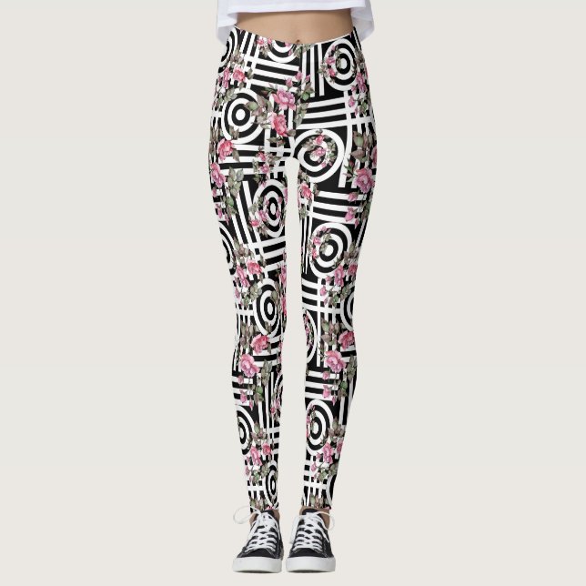 Circle Ro Watercolor Kvinnors förband Leggings (Framsida)