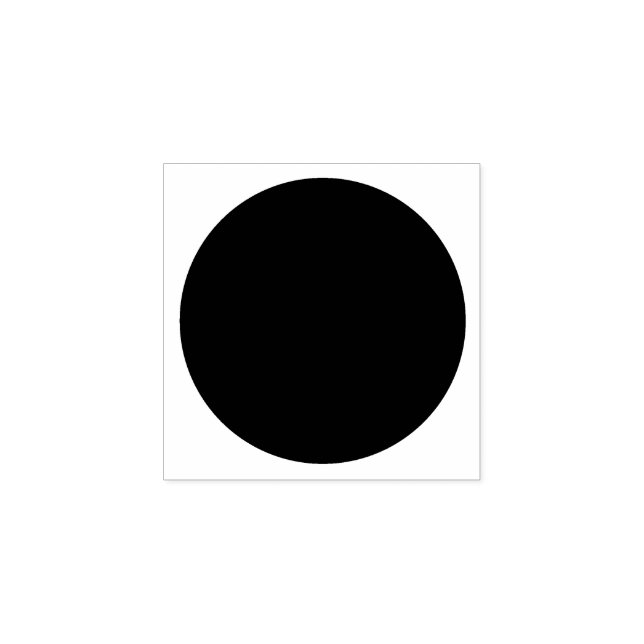 Circle Rubbir Frimärke Stämpel (Tryck)