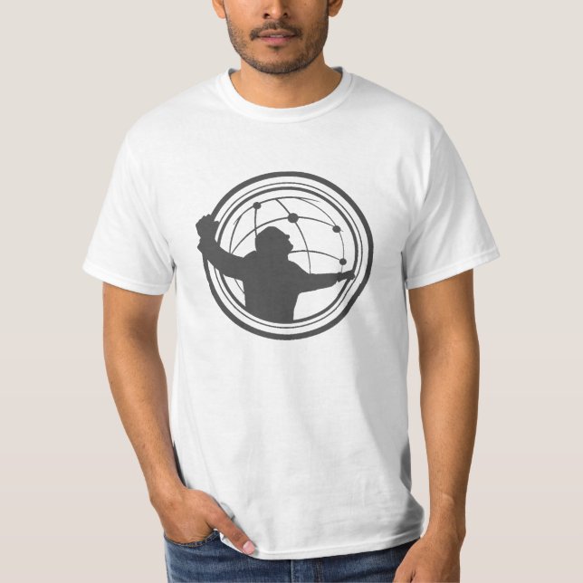 Circle Silhouette Manar värdet-Shirt T Shirt (Framsida)