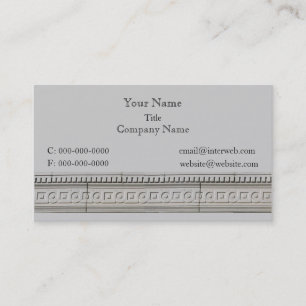 Circle Square Architectural Stone Anpassningsbar B Visitkort